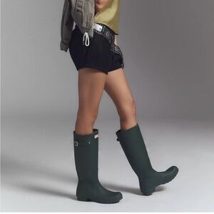 NEW WOMENS Hunter Dark Green Waterproof Boots Size 6